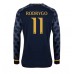 Real Madrid Rodrygo Goes #11 Voetbalkleding Uitshirt 2023-24 Lange Mouwen